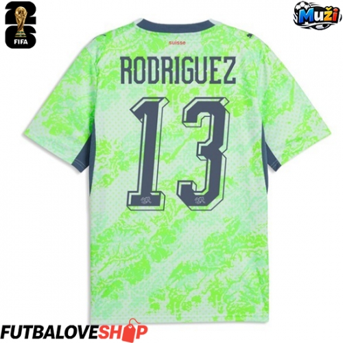 Dres Švajčiarsko Ricardo Rodriguez #13 Preč MS 2026 Krátky Rukáv